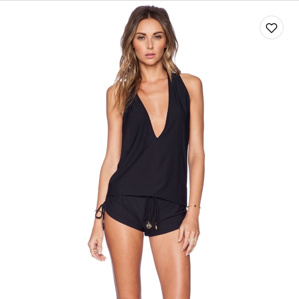 Luli Fama romper. Black. XS.